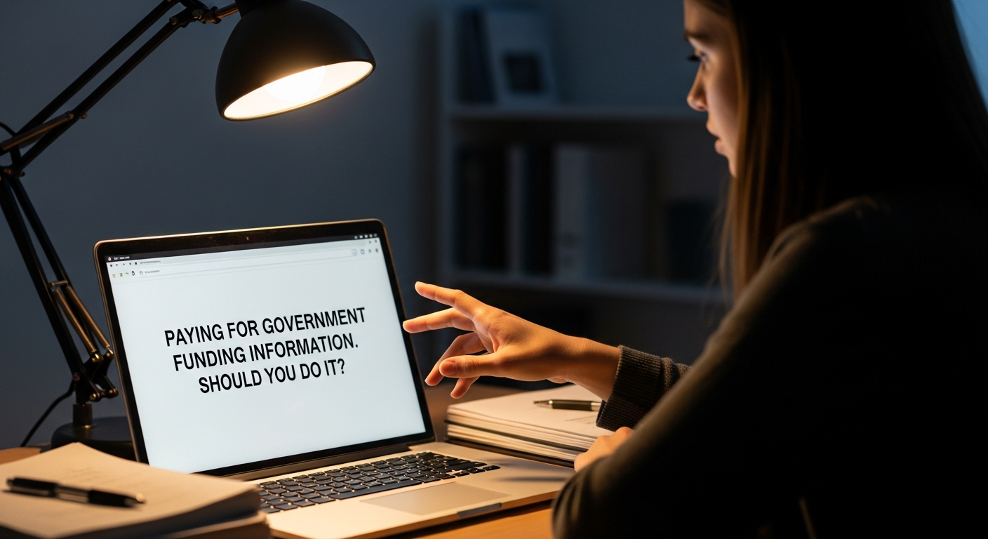 Paying for Government Funding Information. Should you do it?