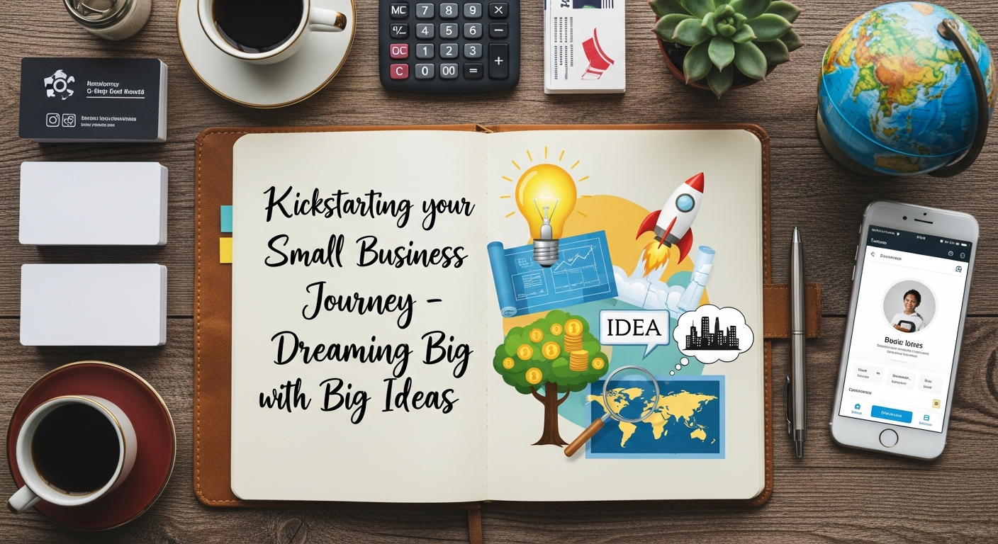 Kickstarting your Small Business Journey - Dreaming Big with Big Ideas
