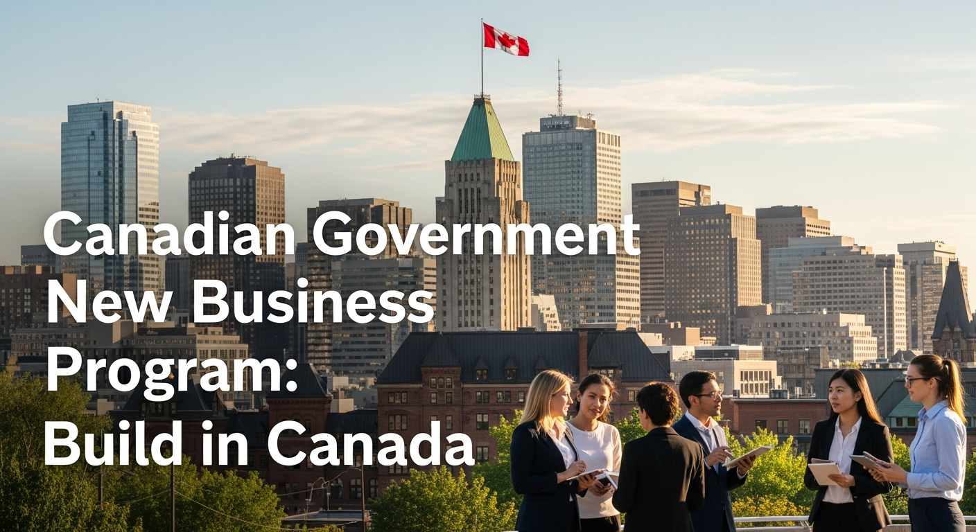 Canadian Government New Business Program: Build in Canada