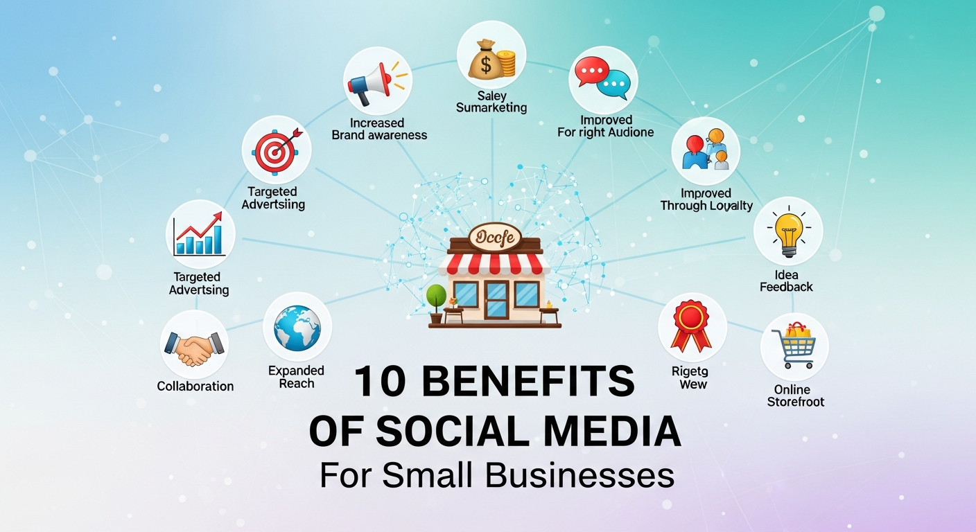 10 Benefits of Social Media For Small Businesses